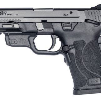 SMITH AND WESSON M&P9 SHIELD EZ WITH CRIMSON TRACE LASERGUARD 9MM 3.6" 8-ROUND MANUAL THUMB SAFETY