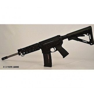 2 Vets Arms 2VA300Black Assalut Rifle 300 Blackout 16-inch Black