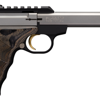 BROWNING BUCK MARK PLUS PISTOL STAINLESS W/ UDX GRIPS .22 LR 5.5" BARREL 10-ROUNDS