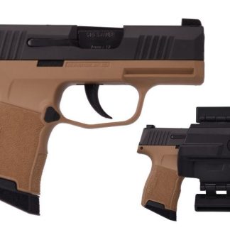 SIG SAUER P365 FLAT DARK EARTH 9MM 3.1" BARREL 12-ROUNDS WITH NIGHT SIGHTS