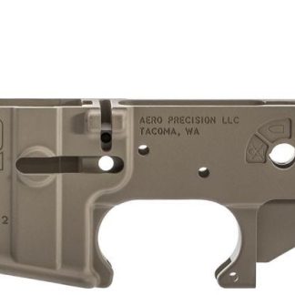 Aero Precision Short Throw Safety Lower Receiver Flat Dark Earth Stripped