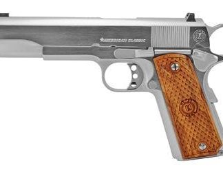 AMERICAN CLASSIC 1911 GOVERNMENT CHROME .38 SUPER 5" BARREL 8-ROUNDS