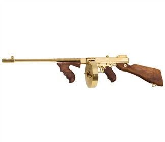 Auto Ordinance 1927A-1 45ACP 50Rds Titanium Gold Plate Blem