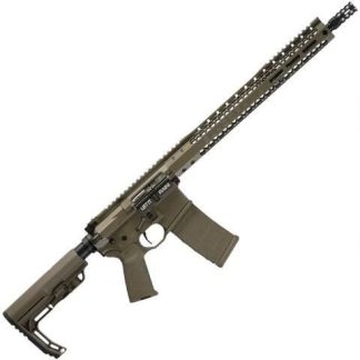 Black Rain BRO Scout AR15 Semi Auto Rifle 5.56 NATO 16" Lightweight Barrel 30 Rounds SLM M-LOK Handguard MFT Minimalist Stock FDE