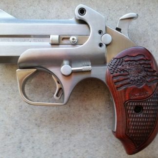 Bond Arms Patriot Defender Derringer Stainless with Wood Grips 45LC/410 3-inch