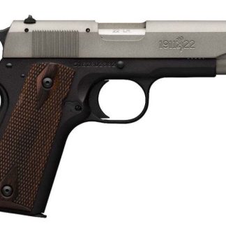 BROWNING 1911-22 A1 COMPACT 22 LR 4.25" BARREL 10 ROUNDS DIAMONDWOOD WALNUT GRIP