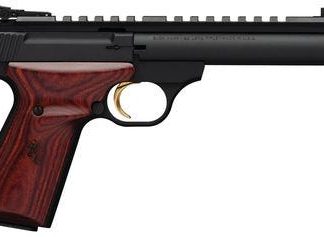BROWNING BUCK MARK FIELD TARGET MATTE BLACK / ROSEWOOD .22 LR 5.5-INCH 10RD THREADED BARREL