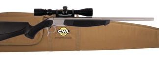 Scout V2 Single Shot Package Stainless Steel Barrel Synthetic Stock Black .45-70 Government 25 Inch With KonusPro 3-9x40mm Riflescope and Case