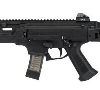 CZ SCORPION EVO 3 S1 PISTOL BLACK 9MM 7.75-INCH 20RDS W / FOLDING BRACE AND FLASH CAN