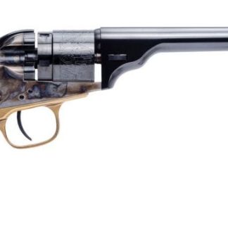 Cimarron Firearms 1862 Pocket Case Color Hardened .380 ACP 6" Barrel 5-Rounds Walnut Grips