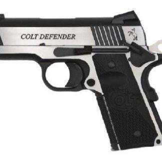 COLT FIREARMS COMBAT ELITE DEFENDER STAINLESS / BLACK .45 ACP 3-INCH 7RDS