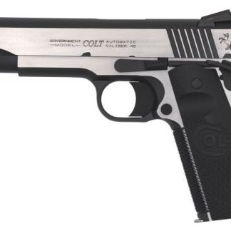 COLT FIREARMS COMBAT ELITE 1911 GOVERNMENT STAINLESS / BLACK .45 ACP 5-INCH 8RDS NIGHT SIGHTS