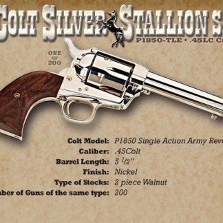 Colt Firearms Silver Stallion SSA Nickel .45 Colt 5.5" Barrel 6-Rounds