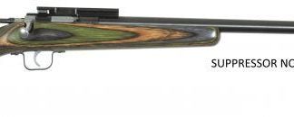 KSA Crickett Bolt Action 22 LR 1 Rd 16.125 Inch Green Laminate/ Black