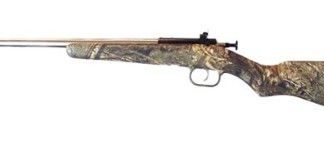 CRICKETT BOLT-ACTION YOUTH RIFLE MOSSY OAK DUCK BLIND .22LR 16IN BARREL SINGLE SHOT