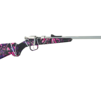 CRICKETT BOLT-ACTION YOUTH RIFLE MOSSY OAK MUDDY GIRL/STAINLESS STEEL .22LR 16IN BARREL SINGLE SHOT