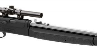 Crosman AirMaster 77 Variable Pump Bolt Action Air Rifle Black .177 pellets / BBs With 4X15 mm scope