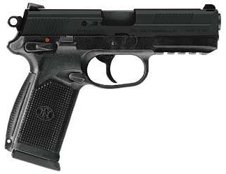 FN FNX-45 SEMI AUTO PISTOL BLACK 45 ACP 4.5 INCH 15 RD WITH NIGHT SIGHTS AND 2 MAGAZINES