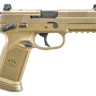 FN FNX-45 TACTICAL FLAT DARK EARTH .45 ACP 4.5-INCH 10RD NIGHT SIGHTS STATE COMPLIANT