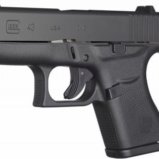 GLOCK 43 BLACK 9MM 3.39-INCH 6RDS USA MADE