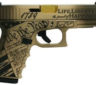 GLOCK CONSTITUTION MODEL G19 GEN 3 ENGRAVED 9MM 4.6" BARREL 15-ROUNDS