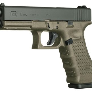 GLOCK 17 GEN 4 OD GREEN 9MM 4.49 INCH 10 ROUNDS MOS
