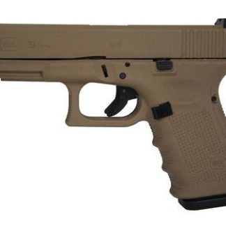 GLOCK 19 GEN 4 MAGPUL DARK EARTH HOT CERAKOTE 9MM 4-INCH 15RD FIXED SIGHTS MADE IN THE USA