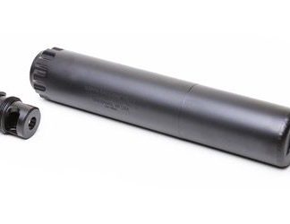Griffin Armament Recca 7 30 Cal Suppressor Taper Black 7.6 inch 17-4 Staineless Steel