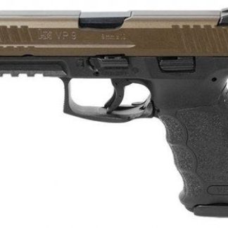 HECKLER AND KOCH VP9 MIDNIGHT BRONZE 9MM 4.09" 15-ROUND THREE-DOT SIGHTS