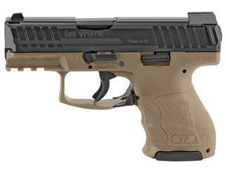 HECKLER AND KOCH VP9SK SUB-COMPACT FLAT DARK EARTH 9MM 3.39" BARREL 13-ROUNDS