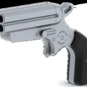 Iver Johnson Pocket Ace Stainless .22 LR 2" Barrel 4-Rounds Rosewood Grips