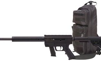 Just Right Carbines Gen 3 Takedown Combo Pack Semi Auto Rifle Black 9 mm 17 inch 17 rd Theaded Barrel Includes Slingpack