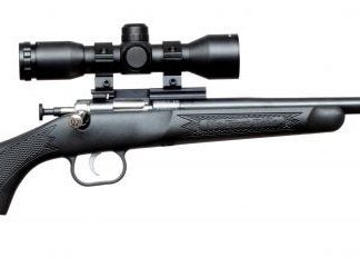Keystone Crickett Black .22 LR 16.25" Barrel 1-Rounds Scope Package