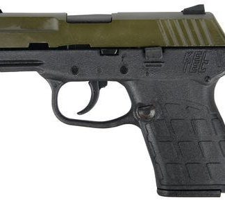 KEL-TEC PF-9 9MM 3.1-INCH BARREL 7RD OD GREEN SLIDE BLACK FRAME