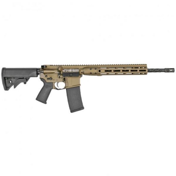 LWRC Direct Impingement Burnt Bronze .300 AAC Blackout 16.1" Barrel 30-Rounds Optics Ready