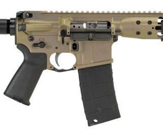 LWRC INDIVIDUAL CARBINE DI PISTOL FLAT DARK EARTH 5.56 NATO / .223 REM 10.5" BARREL 30-ROUNDS SBM4 BRACE