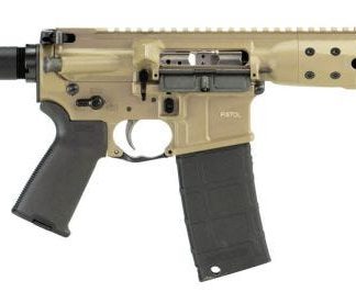 LWRC INDIVIDUAL CARBINE DI PISTOL FLAT DARK EARTH 5.56 NATO / .223 REM 10.5" BARREL 30-ROUNDS M-LOK