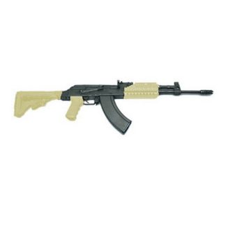 M and M Model M-10 AK Rifle Tan 7.62 X 39 16.25" Barrel 30-Rounds KickLite Adjustable Stock