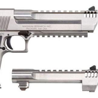 MAGNUM RESEARCH DESERT EAGLE MARK XIX STAINLESS .50 AE 6" BARREL 7-ROUNDS WITH MUZZLE BRAKE