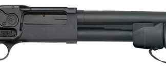 Mossberg 590 Shockwave 20 Gauge 14" 5 Round 3-Inch Crimson Trace Laser Saddle