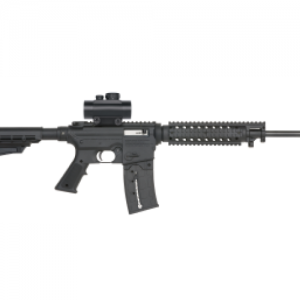 Mossberg 715T Flat-Top Black .22LR 16.25-inch 25Rds w/ 30MM Red Dot Sight