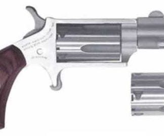 North American Arms Mini-Revolver Convertible Stainless .22 LR 1.125" Barrel 5-Rounds with .22 Mag Cylinder