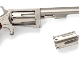 North American Arms Sidewinder Conversion Stainless Steel .22LR/.22WMR 4-inch 5 Rds
