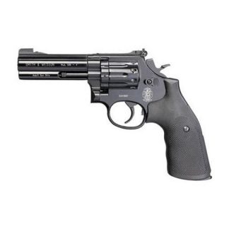 RWS S&W 586 4-inch Revolver Air Gun Pistol Black .177 C02