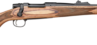 REMINGTON MODEL SEVEN LAMINATE BOLT ACTION RIFLE BROWN .243 WIN 18.5 INCH 4 RD WITH X-MARK PRO ADJUSTABLE TRIGGER