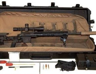 Remington XM2010 Black .300 Win Mag 22-Inch 5Rd W/ Advanced Armament Corp TiTan quick detach sound suppressor