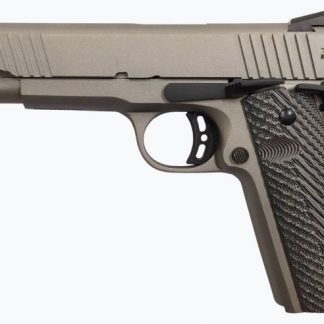 ROCK ISLAND STANDARD FS .45 ACP 5.5" 8 ROUND CERAKOTE GUN METAL GREY W/G10 GRIPS CA COMPLIANT