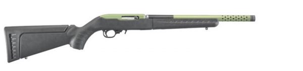 Ruger 21155 Takedown Lite Semi-Auto Rifle Black/Green 22LR 16.1 inch 10RD