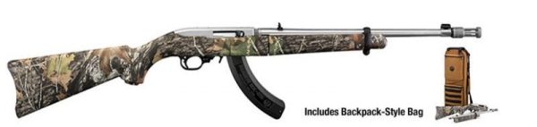 Ruger 10/22 Takedown Mossy Oak Break-Up Camo / Matte Stainless 22LR 16.6-inch 25Rd