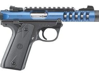 RUGER MKIV 22/45 LITE .22 LR 4.4-INCH BLUE FINISH 10-RD
